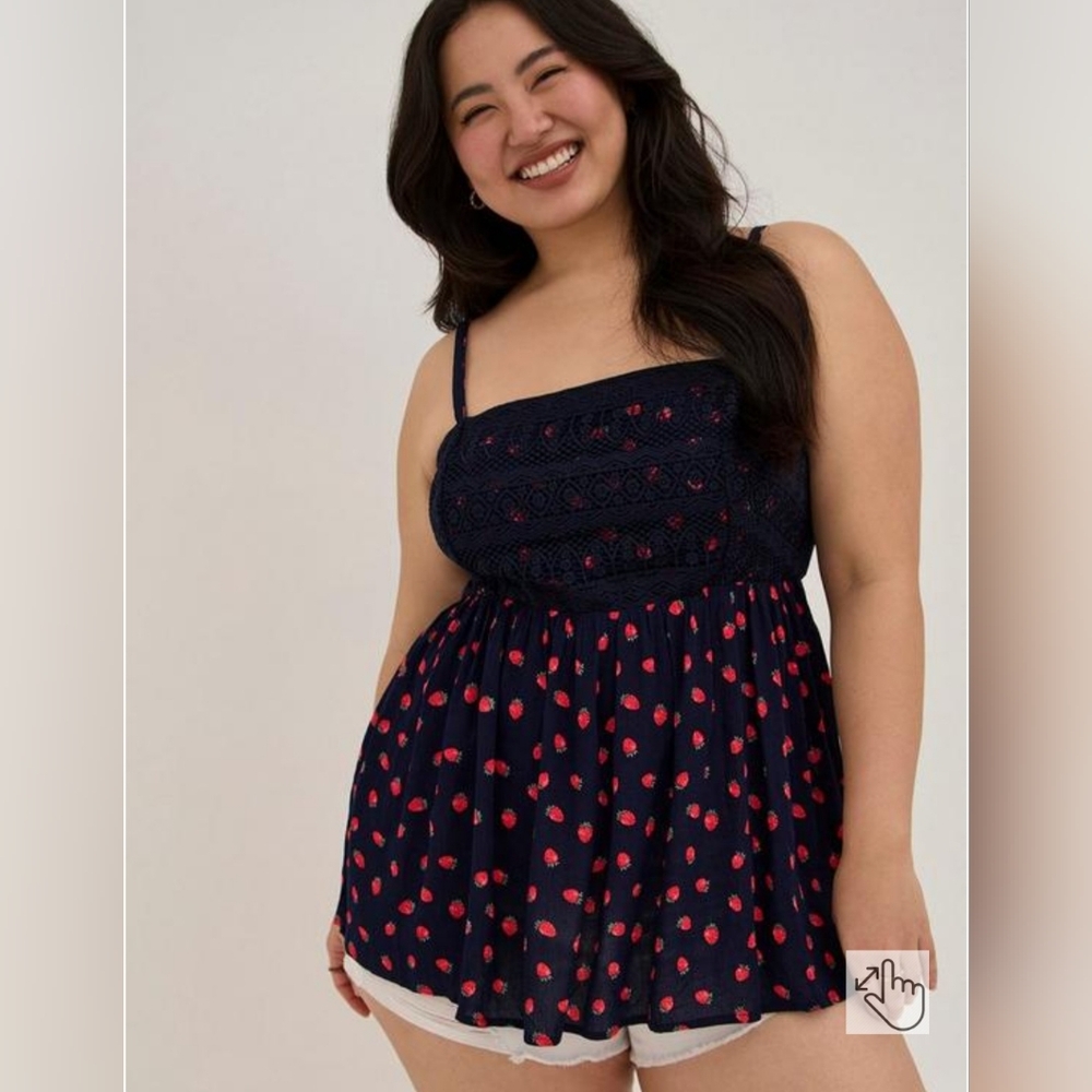 Torrid Strawberry Cami